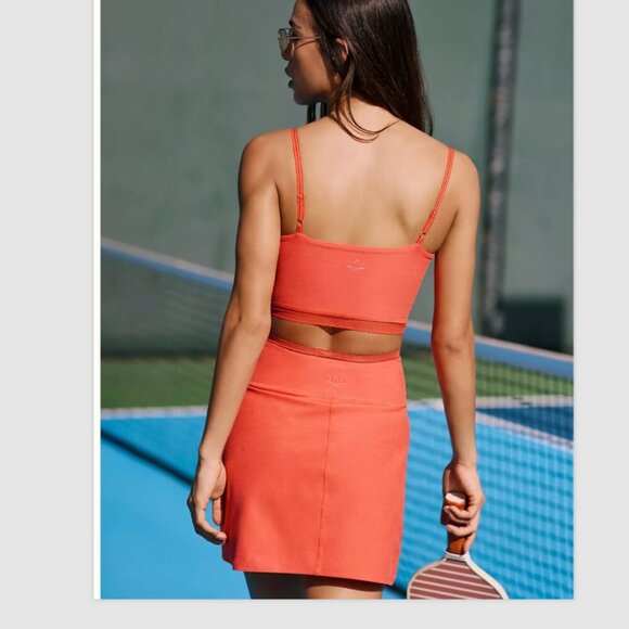 Beyond Yoga Spacedye Lace Trim Athletic Tank Top, XS, Coral, Allure, NWT - Picture 3 of 7